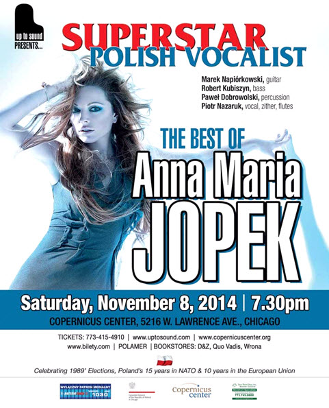 Anna Maria Jopek | Chicago | Copernicus Center | Concert | Anna Maria Jopek w Chicago