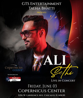 Ali Sethi Concert - Chicago