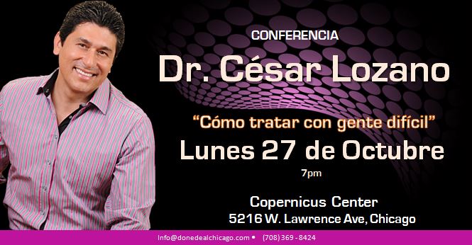 Dr. César Lozano Conferencia - Copernicus Center - Chicago