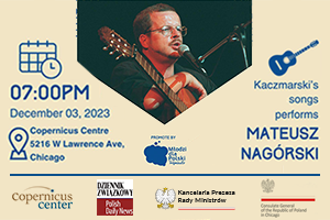 Koncert utworów Jacka Kaczmarskiego dla Polonii w Chicago z okazji 40-lecia tournee „barda Solidarności” w USA