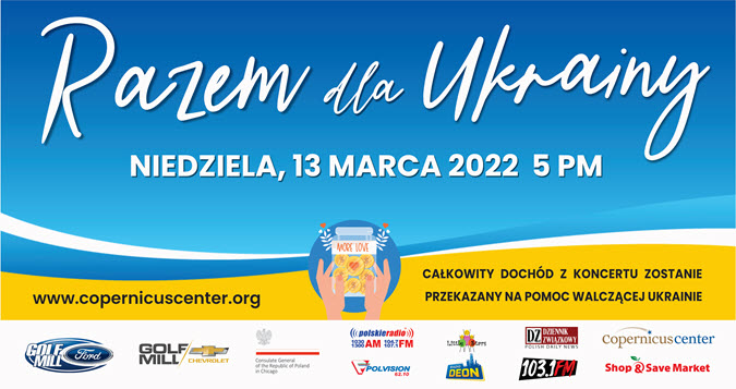 RAZEM DLA UKRAINY • Ukraine Benefit Concert • Copernicus Center