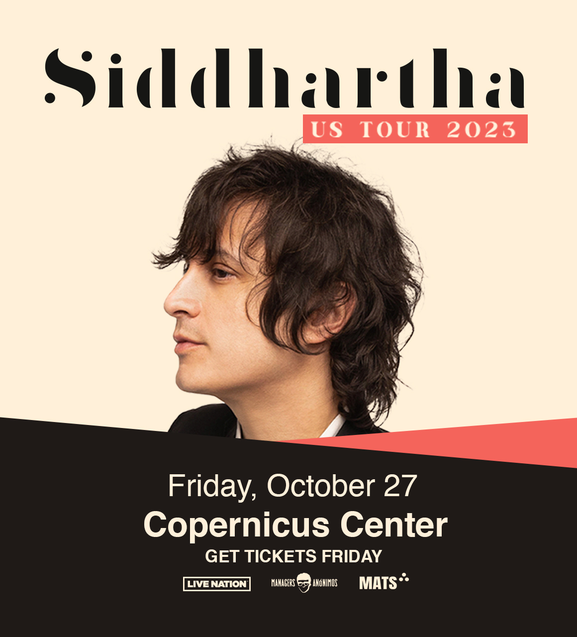 Siddhartha US TOUR 2023 Copernicus Center