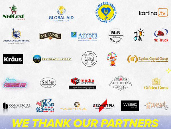 Ukraine and Ukrainians Abroad Charity Tour Sponsors