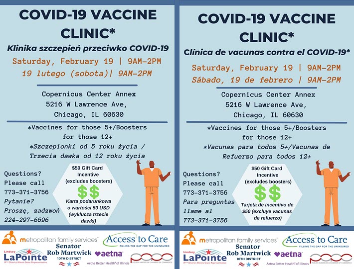 Covid Vaccine Clinic 02-19-2022