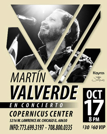 Martin Valverde en Concierto, Martin Valverde en Chicago, Nadie te ama como yo, Copernicus Center Chicago, Eventos en Chicago, Eventos Latino, conciertos latinos, Martin Valverde boletos