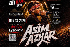 Asim Azhar in the Gateway Theater